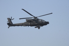 AH-64 Apache escort while on patrol in Mizan, Dec 2011