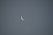 early morning moon over Al Masaak 13 Jul 12